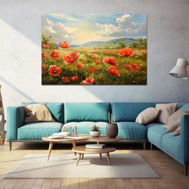 Poppies on Canvas